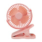 USB Mini Clip Fan - Silent Rechargeable For Dorms
